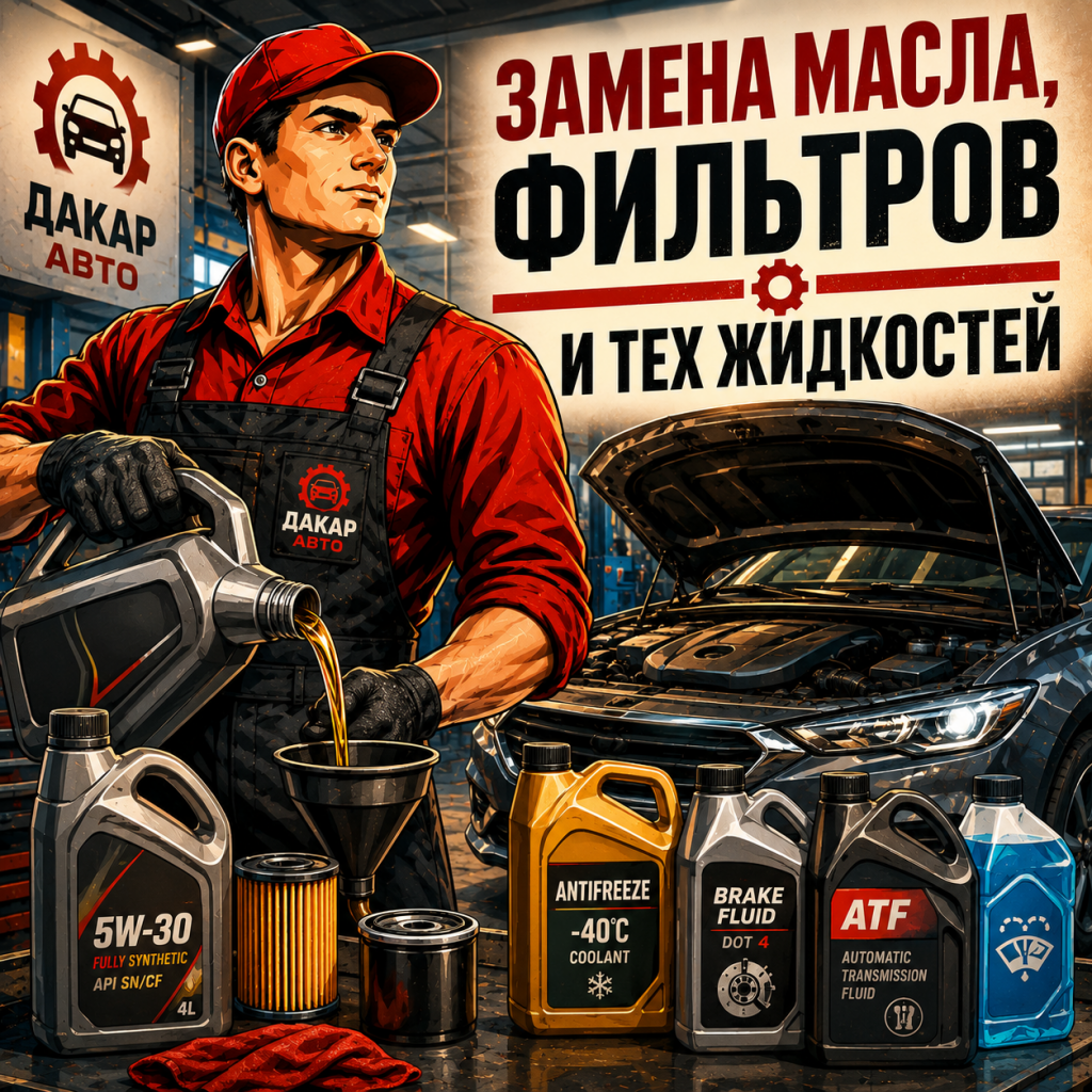 Замена масла и фильтров в Хабаровске